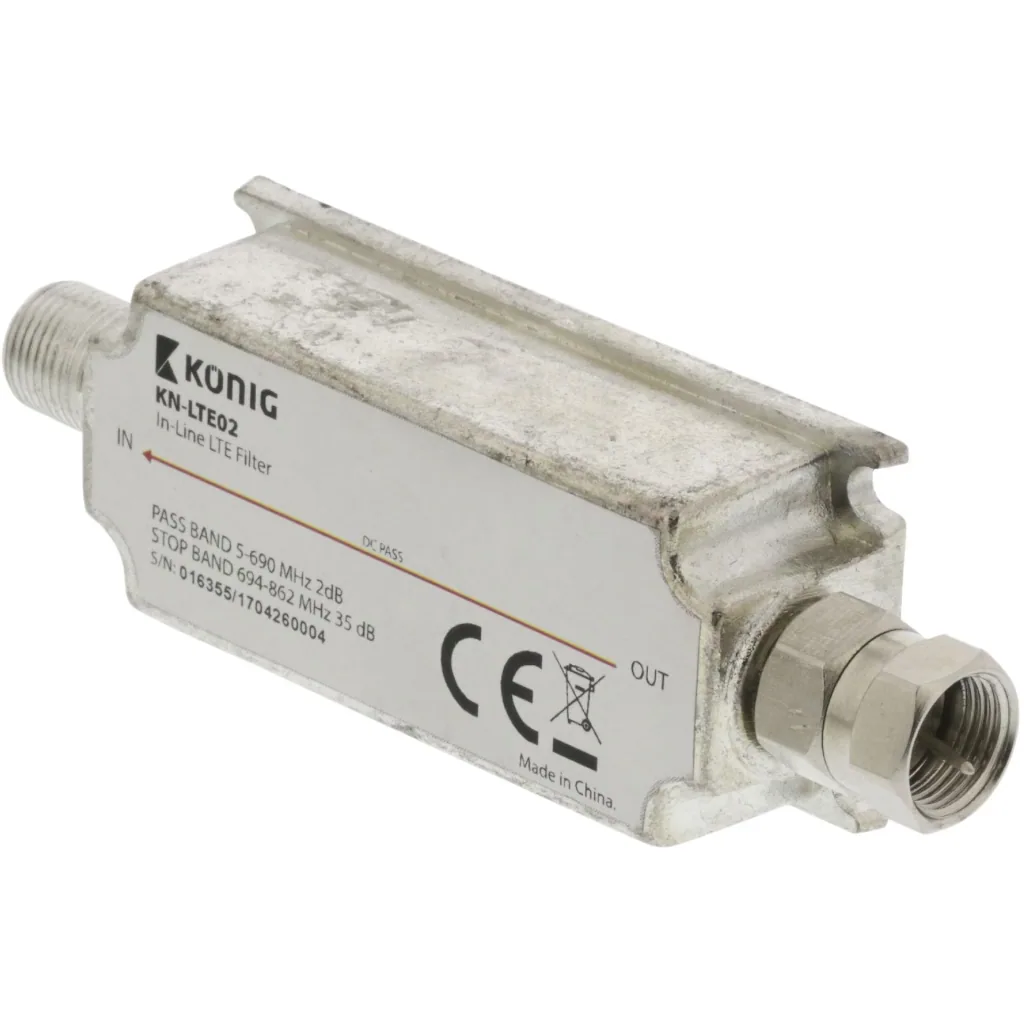 DVB-T/T2 LTE-Filter 694 - 862 MHz
