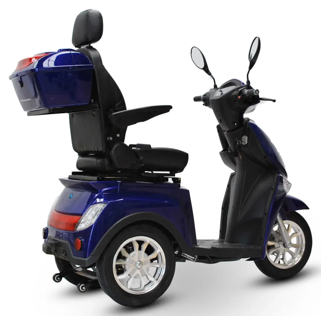 Elektromobil blau - 25 km/h - 1000 Watt - Seniorenmobil