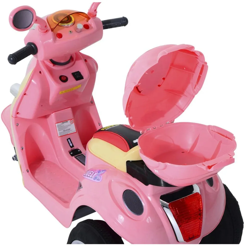 Elektroroller Kinderelektroroller Rosa