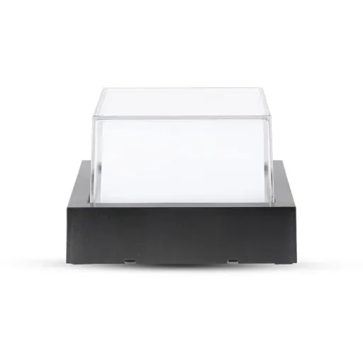 VT-831 LED-Wandleuchte - 7W - 3000K - 400 Lumen - Schwarz - Quadrat