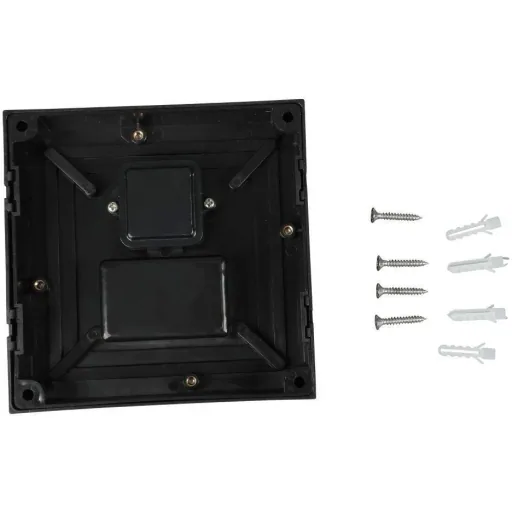 VT-831 LED-Wandleuchte - 7W - 3000K - 400 Lumen - Schwarz - Quadrat