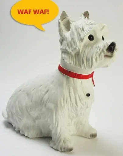 Hund mit Bewegungsmelder, 31 x 37 cm