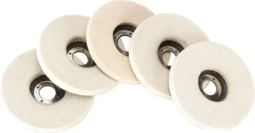 Filz-Polierscheiben-Set 5-teilig