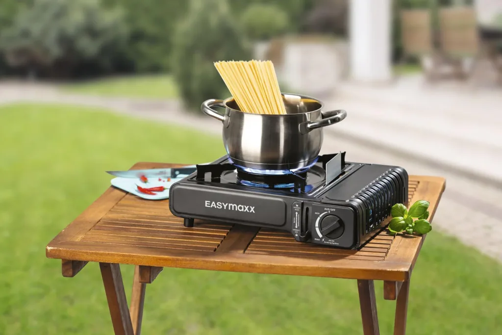 Gaskocher, tragbar 2100 Watt - schwarz