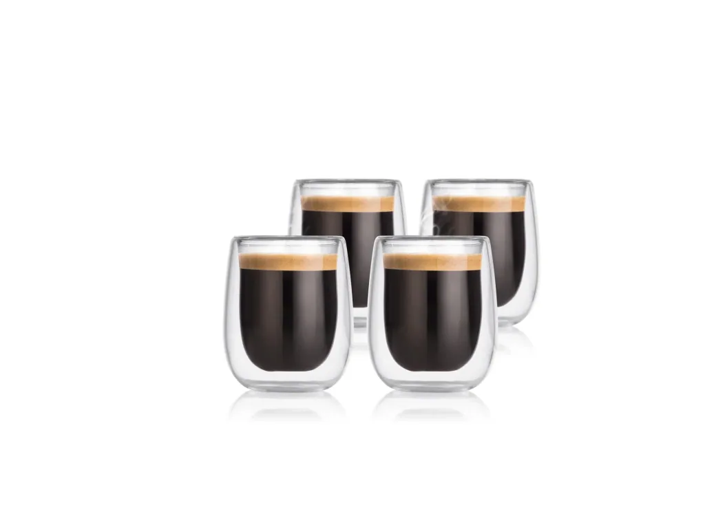 Thermogläser Espresso, 80 ml, 4er-Set