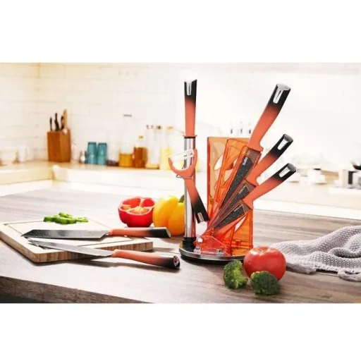 Küchenmesserset -mit Standard- 8-teilig -Orange
