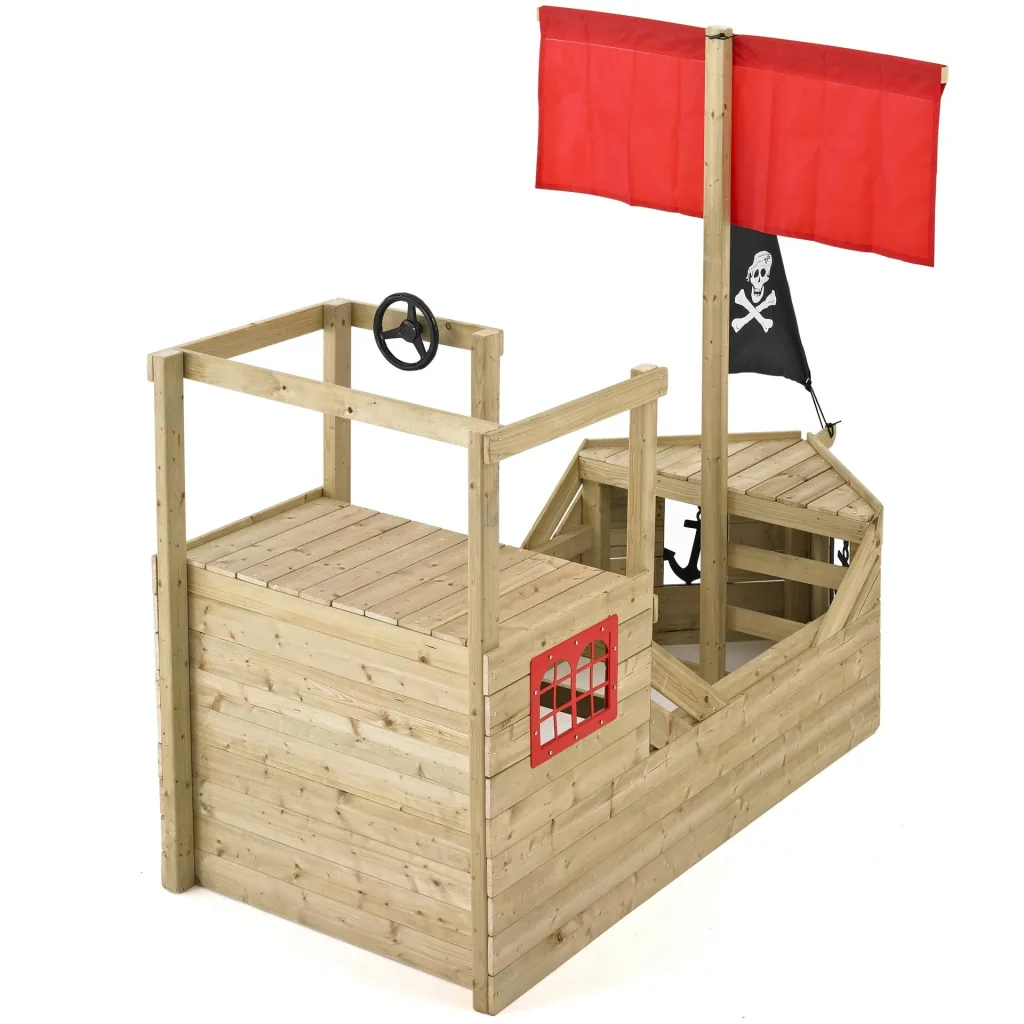 Holz Piratenschiff Spielplatz Galleon