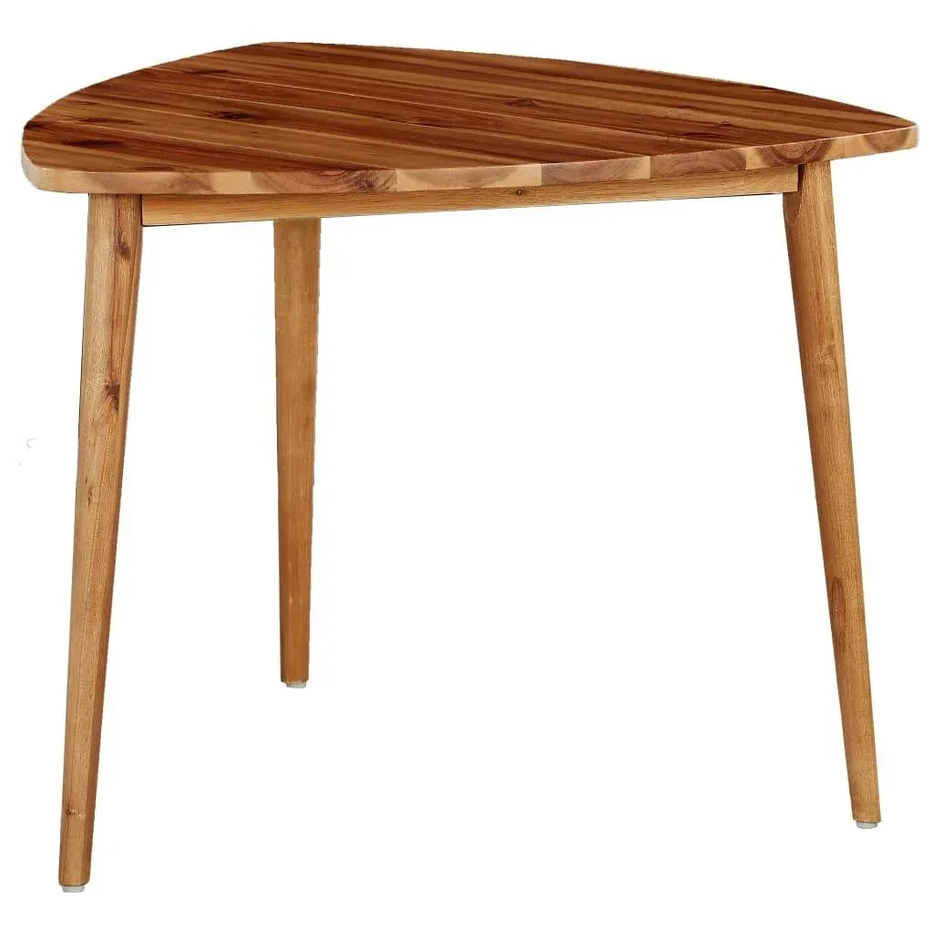 2 Stück Tisch Akazienholz massiv