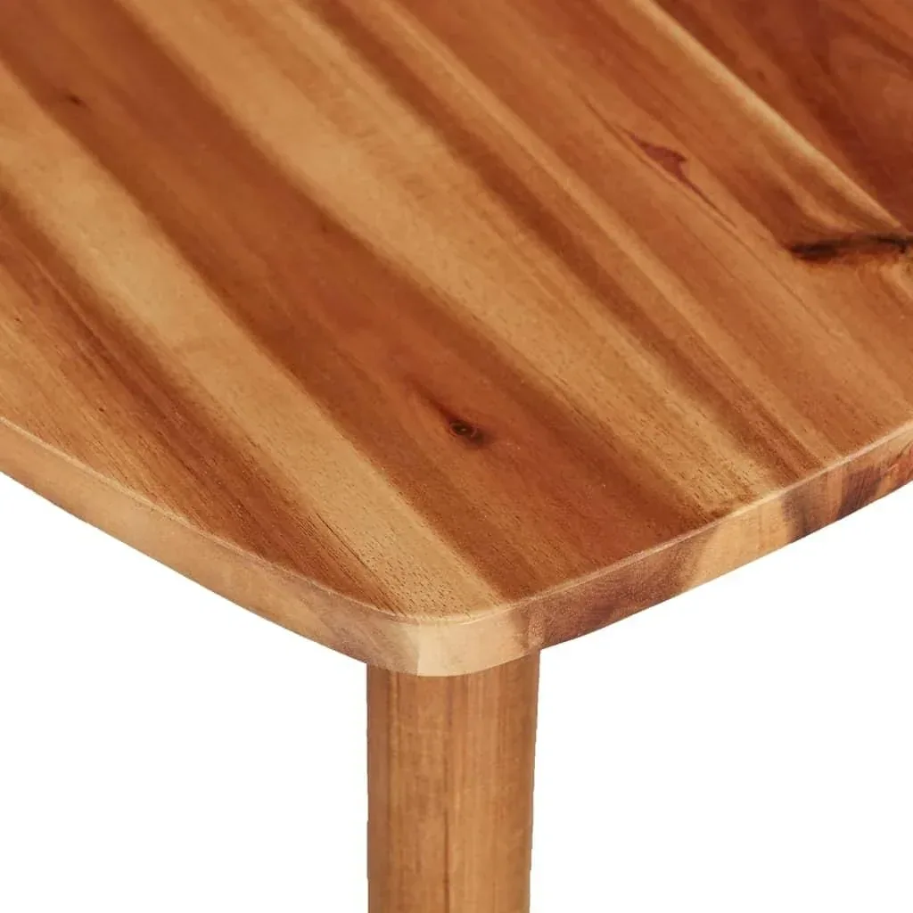 2 Stück Tisch Akazienholz massiv
