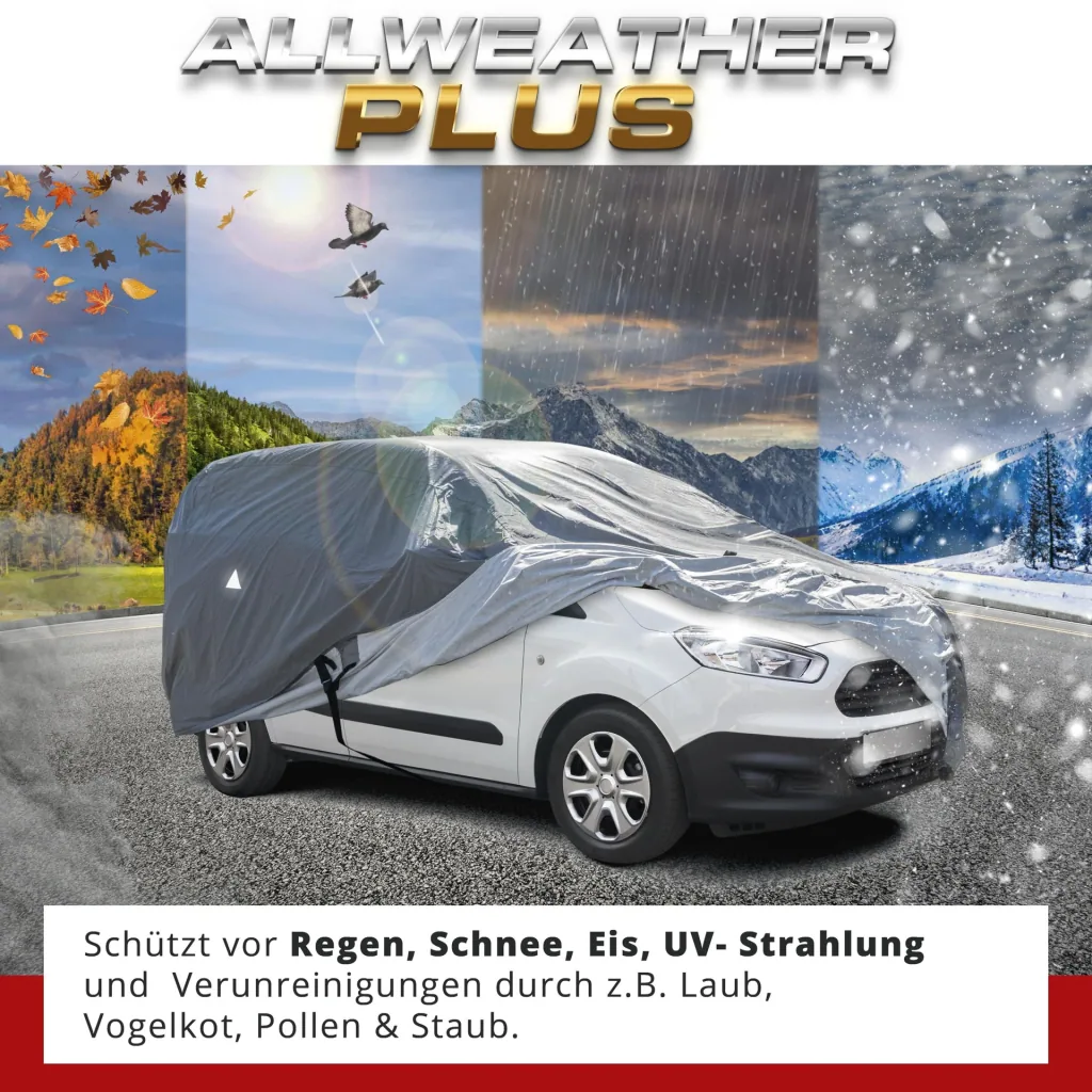 Autoplane All Weather Plus, Bus-Abdeckplane, Transporter-Abdeckung Größe M