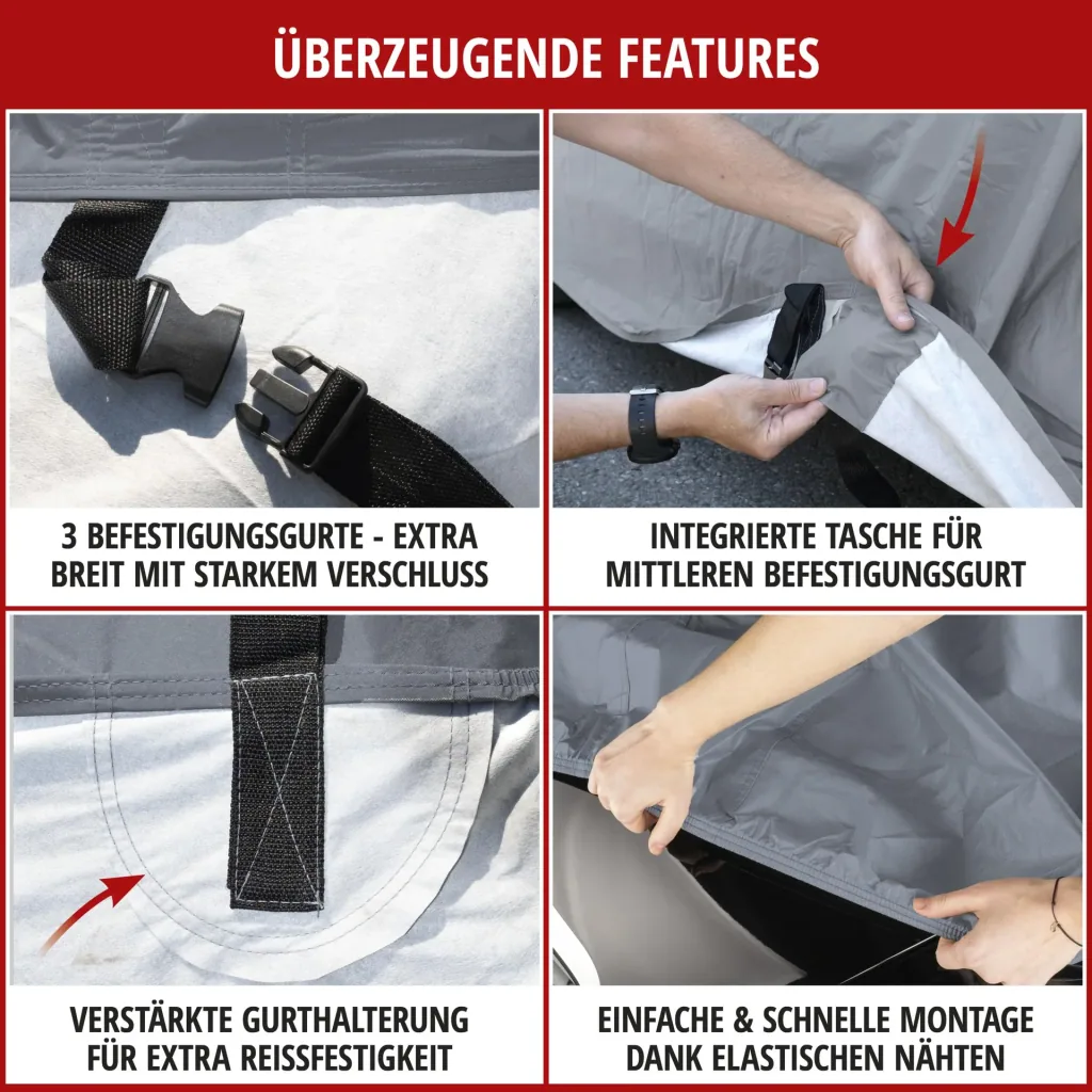 Autoplane All Weather Plus, Bus-Abdeckplane, Transporter-Abdeckung Größe M
