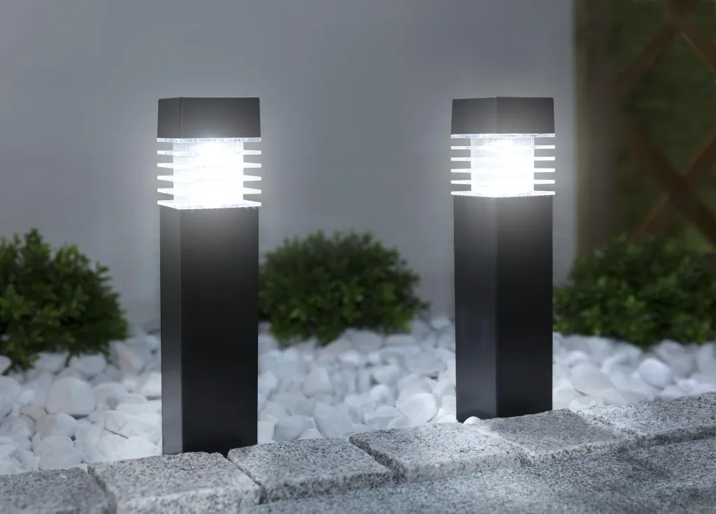 Solar LED Leuchten - 2 Stück