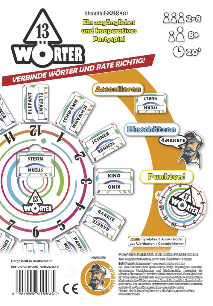 Gesellschaftsspiel 13 Wörter