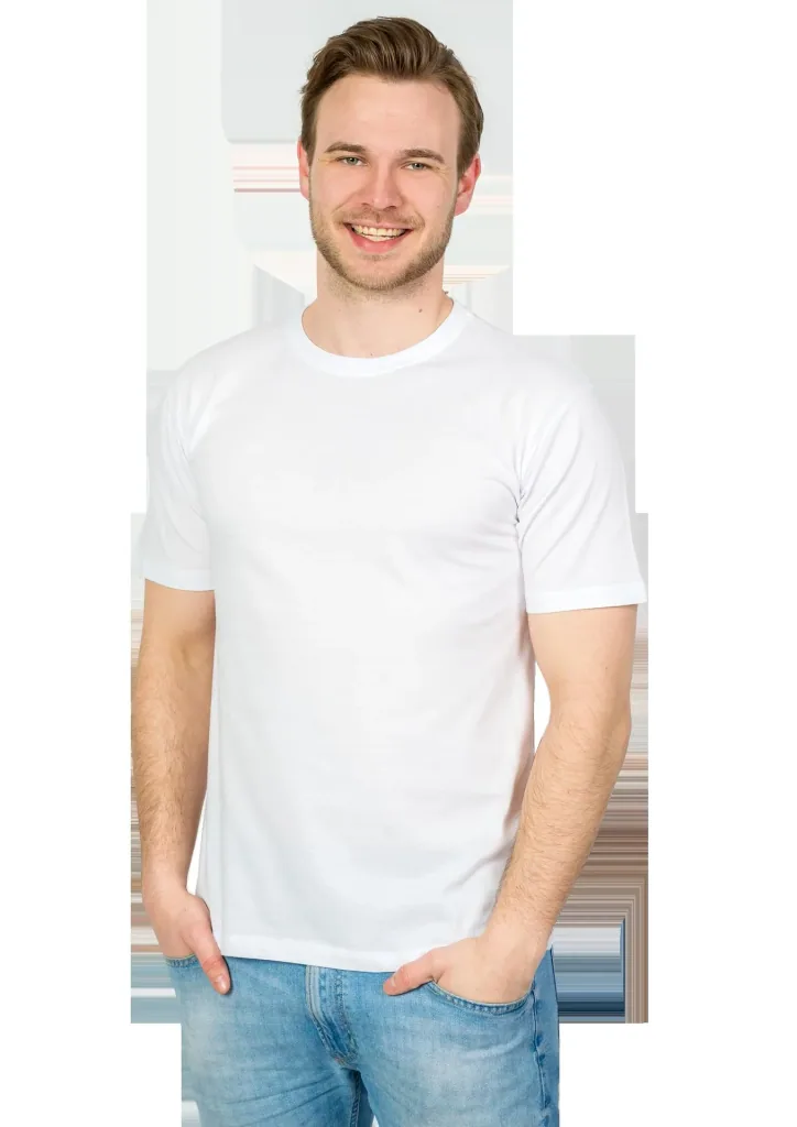 T-Shirts im Doppelpack, Farbe weiß, Gr.S