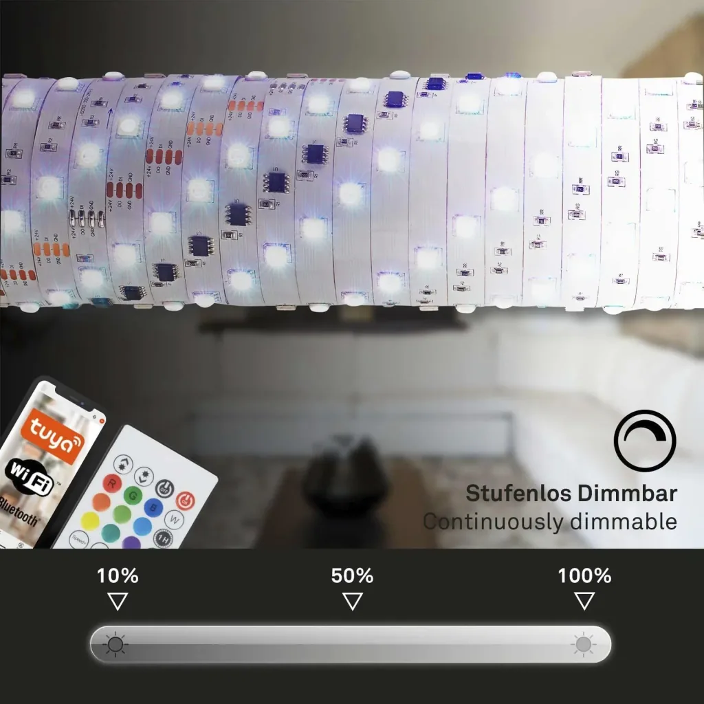 MAGIC SMART RGB-LED Flexband, 5m, 150 RGB-LEDs, WiFi + Bluetooth fähig