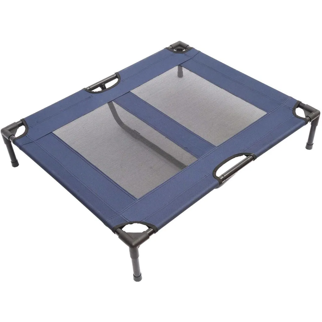 Hundeliege Schlafplatz Hundebett Katzenbett Blau 92 x 76 x 18 cm