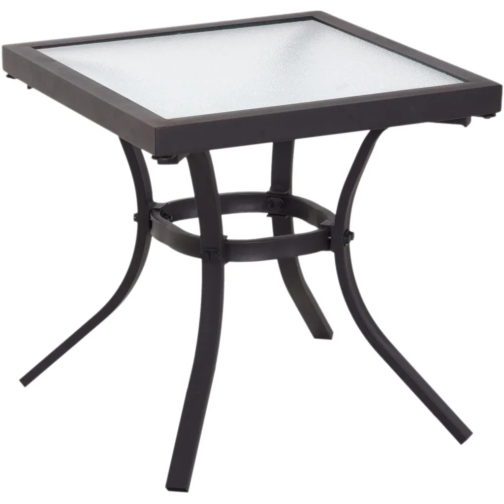 5 tlg, Gartengarnitur Gartensitzgruppe Gartentischset Gartenliege gepolstert Schwarz 2 x Sessel 2 x Hocker 1 x Tisch