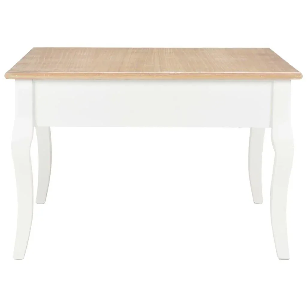 Couchtisch 80x80x50 cm Holz weiß