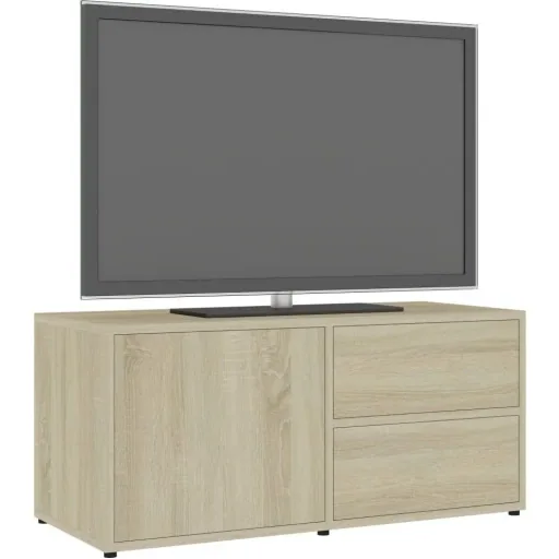 TV-Schrank 80x34x36 cm Spanplatte Sonoma Eiche