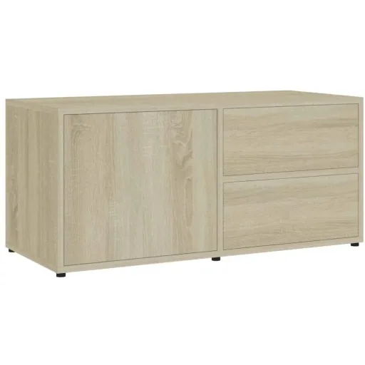 TV-Schrank 80x34x36 cm Spanplatte Sonoma Eiche