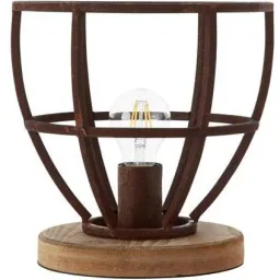 Tischleuchte Matrix XL bundesweit oxidation metaal 60W Ø 25 cm