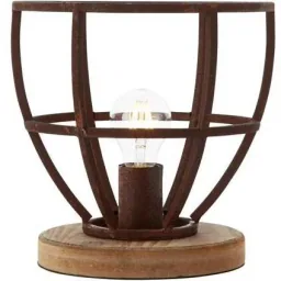 Tischleuchte Matrix XL bundesweit oxidation metaal 60W Ø 25 cm