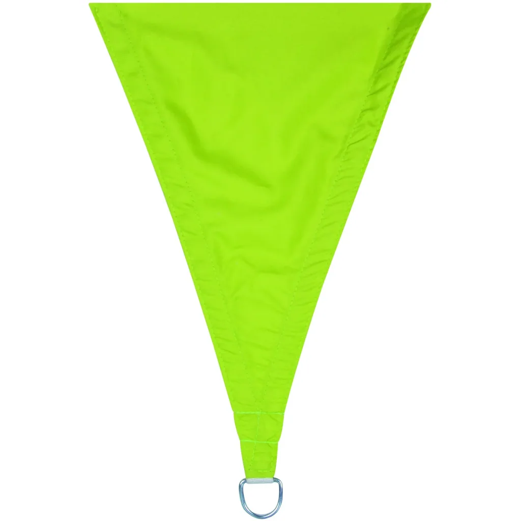 sonnensegel - dreieckig - 3.6 x 3.6 m x 3.6 m - lime grün