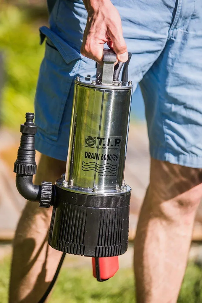 Tauchdruckpumpe Drain 6000/36, max. 6.000 l/h, 34m Förderhöhe, Fremdkörper bis 2 mm