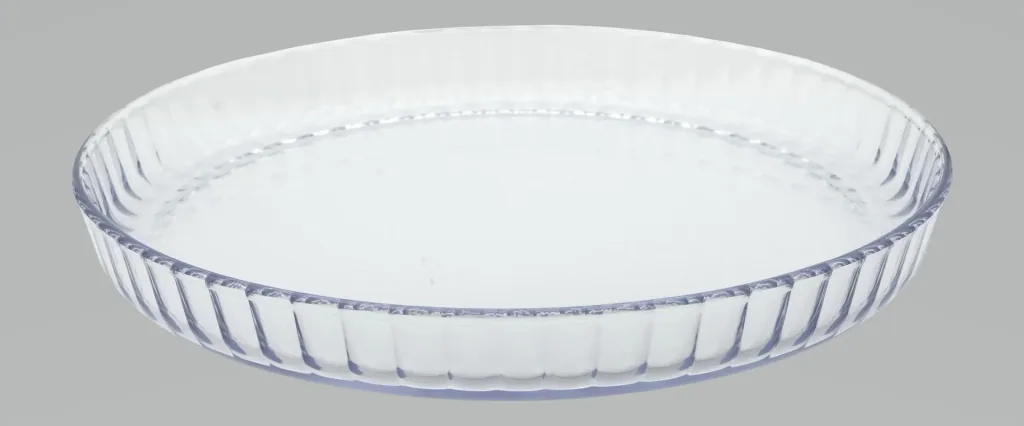 Backschale aus Borosilikatglas
