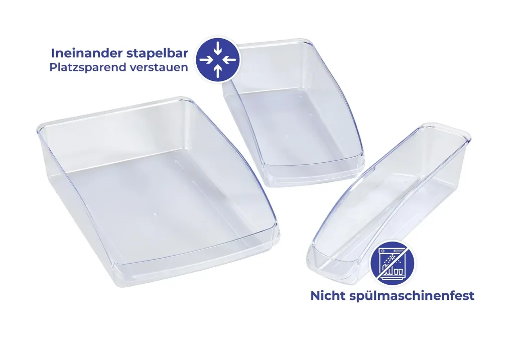 Kühlschrank-Organizer-Set, 3-teilig