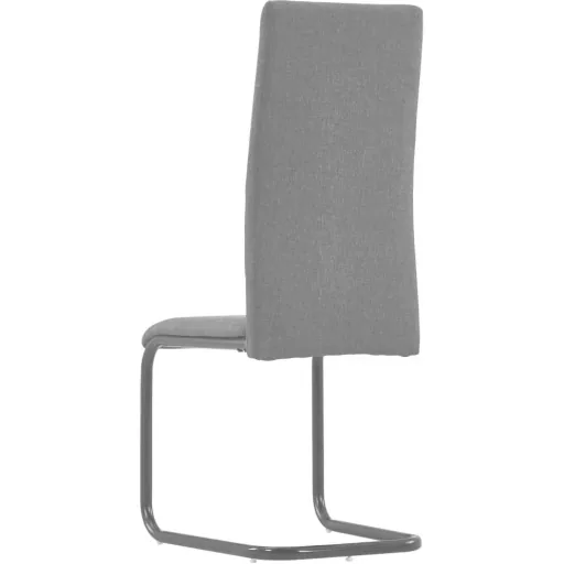 Esszimmerstühle 2 Stück Stoff dunkelgrau