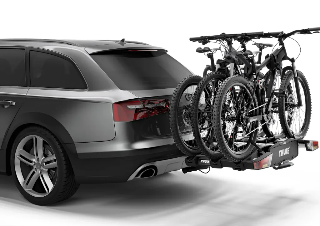Fahrradheckträger EasyFold XT, 13-polig für 3 Fahrräder
