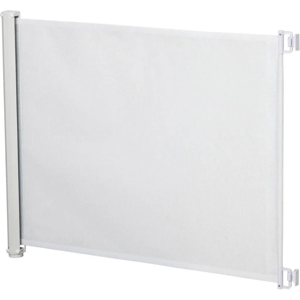 Treppengitter Metall Hunde weiß,115cm x 5,5cm x 82,5cm