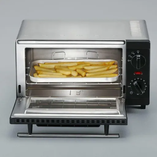 Mini-Backofen - 800 Watt - Schwarz/Silber