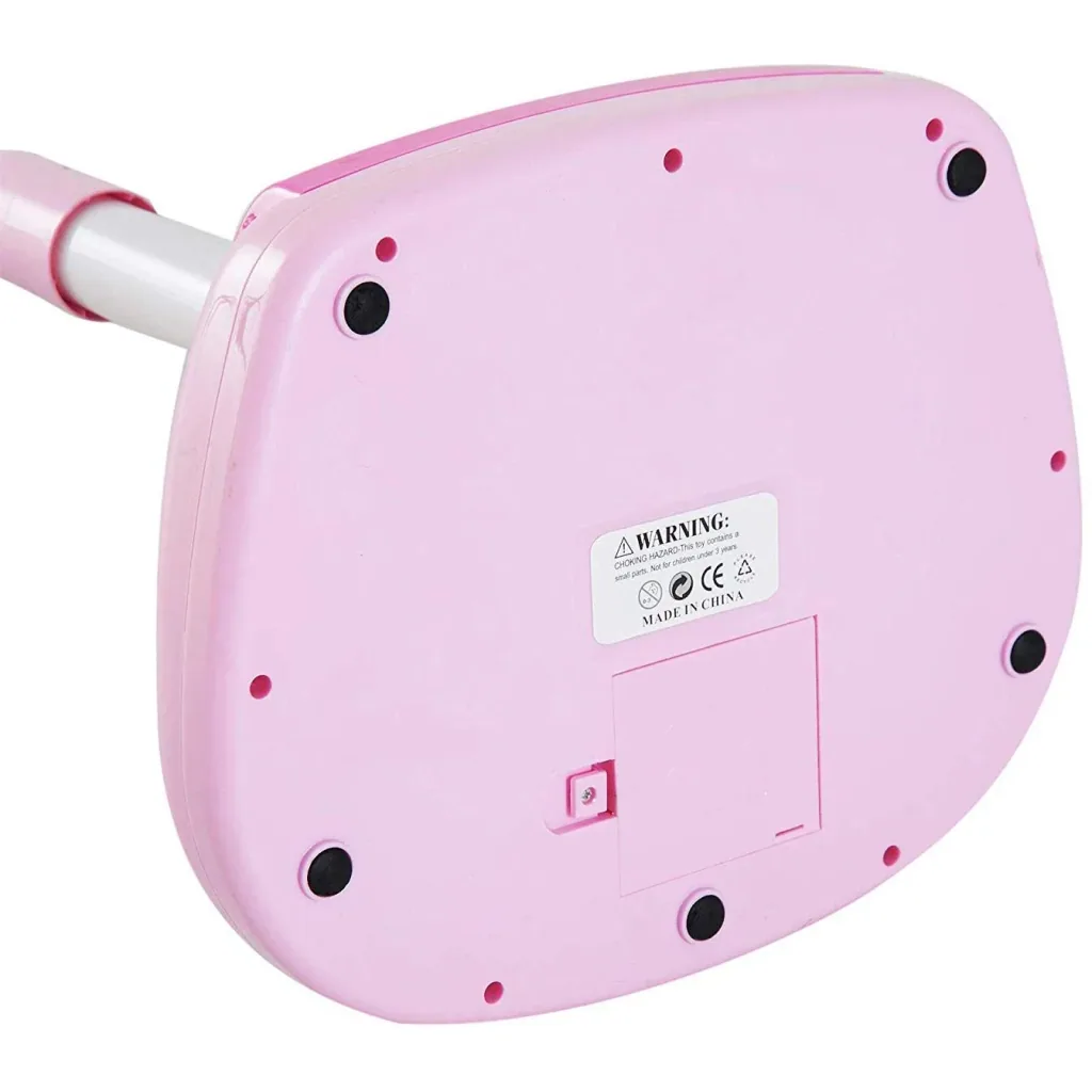 Kinder Mikrofon Standmikrofon Blinkleuchten Rosa