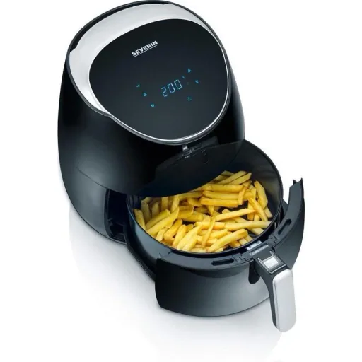 Fritteuse / Airfryer XXL - 2000 Watt - Schwarz