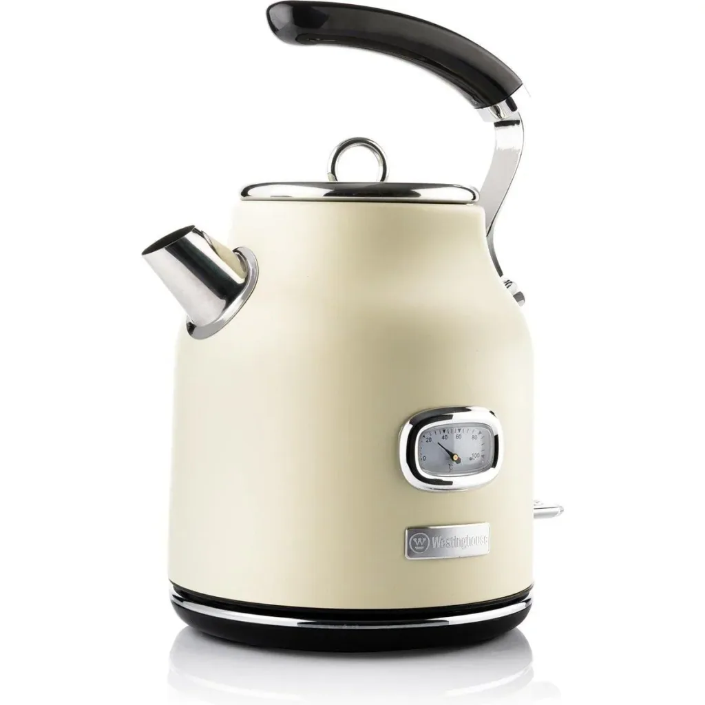 SET aus 3 - Retro Mixer + Wasserkocher 1,7 Liter + Toaster - Weiß