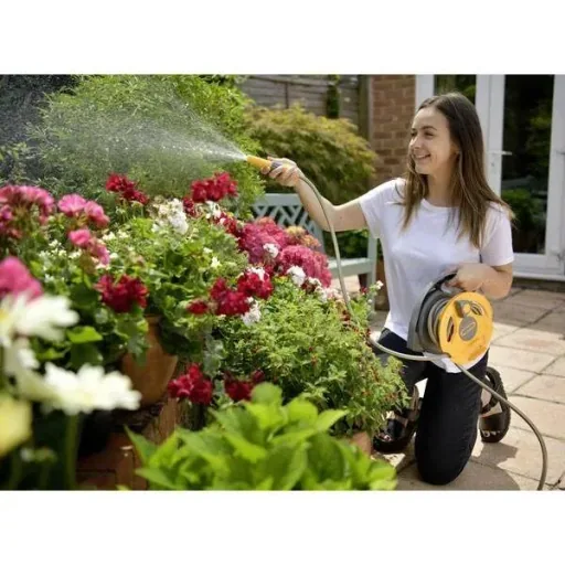 Schlauchaufroller - Click & Go + 10m Schlauch (7,5mm) mit Armaturen