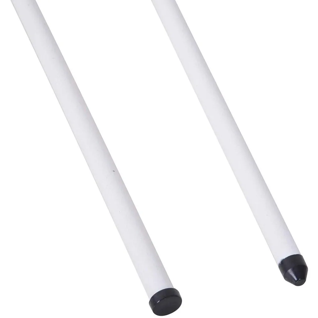 Welpengitter Freilaufgehege Laufstall für Haustiere mit Tür 6 Teile sechseckig PP-Kunststoff rostfrei Weiß Ø180 x H95 cm
