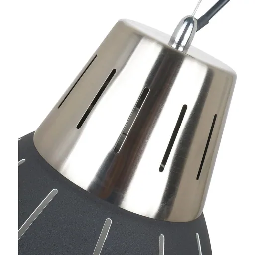 Hängeleuchte Deckenlampe Industrie Vintage E27 40 W Metall schwarz ?30 x H35 cm (ohne Birne)