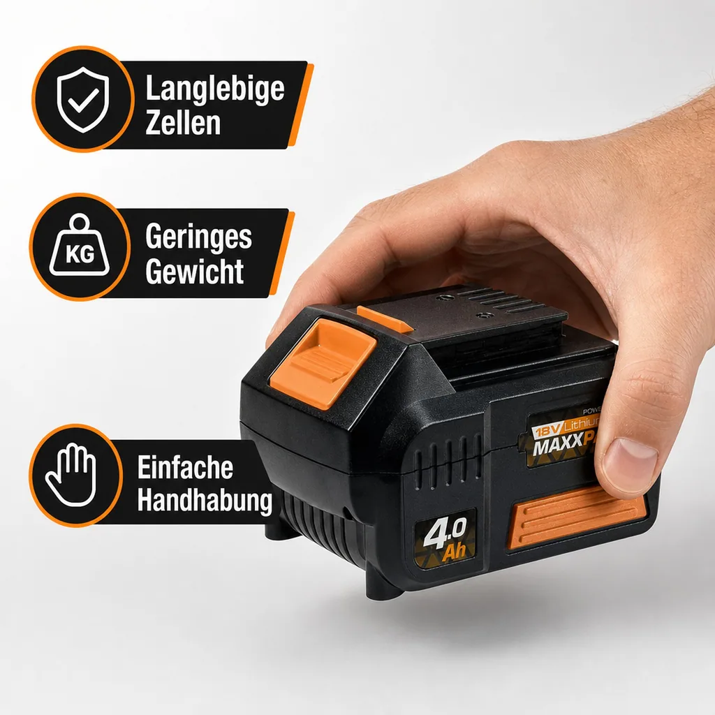 18V LI-ION - 4.0 AH BATTERIE MAXXPACK COLLECTION