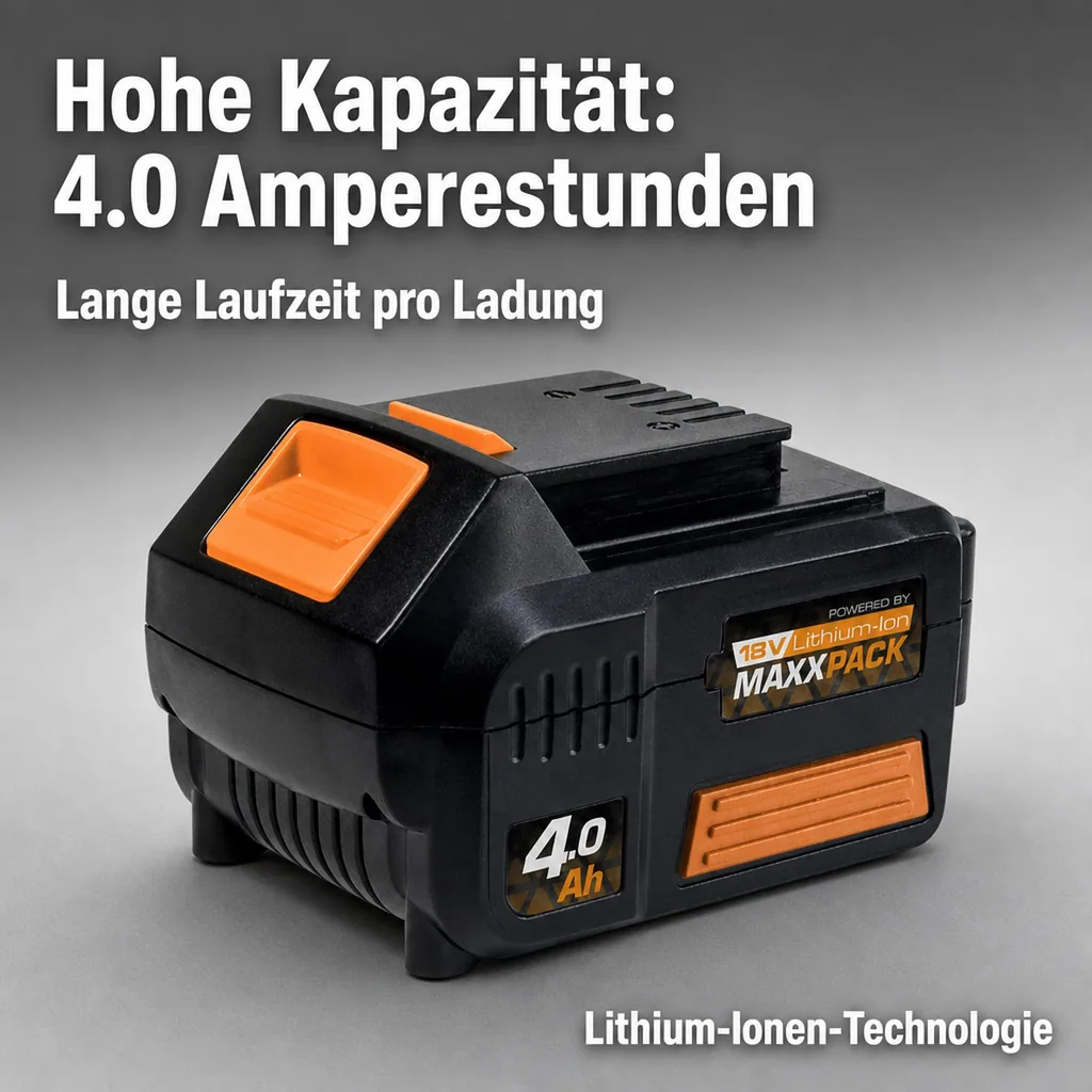 18V LI-ION - 4.0 AH BATTERIE MAXXPACK COLLECTION