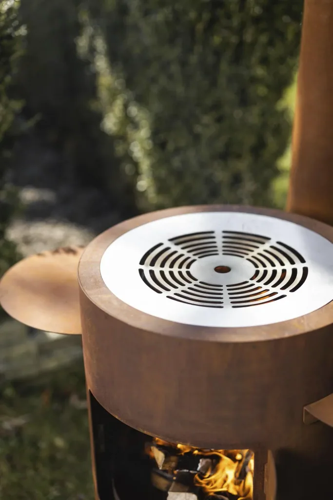 Outdoor- und Fondue-Ofen Deluxe rost
