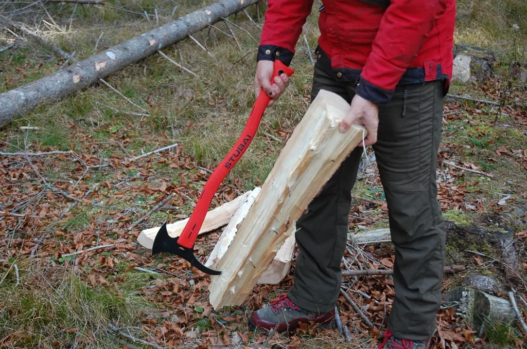 Handsappie, Handsappel, mit Schneide und Kunststoffstiel, 600 mm