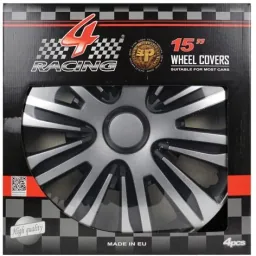 Radblendenset Nardo Silver Black 15inch