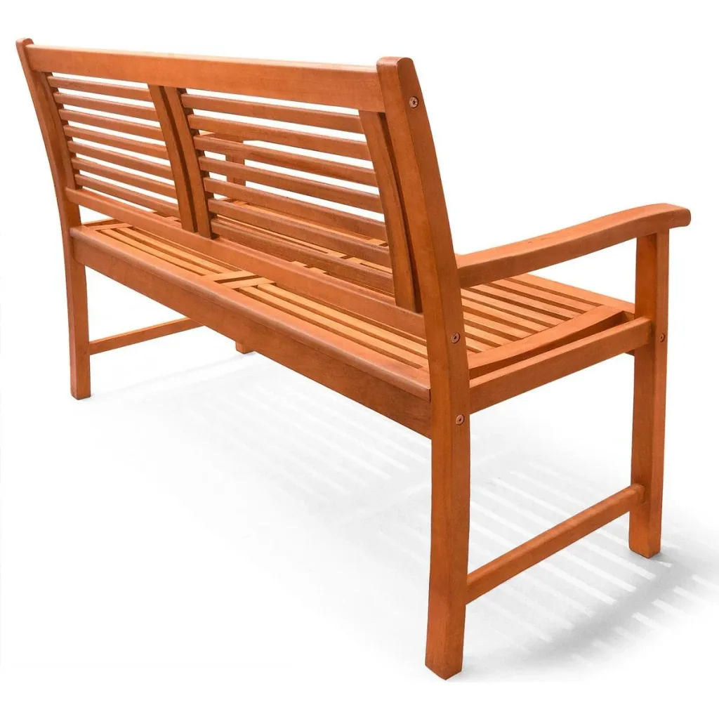 Gartenbank Eukalyptusholz 120x60x90cm FSC-zertifiziert