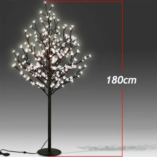 Kirschblütenbaum 180cm mit 200LEDs für den Innen- und Außenbereich inkl. Fernbedienung