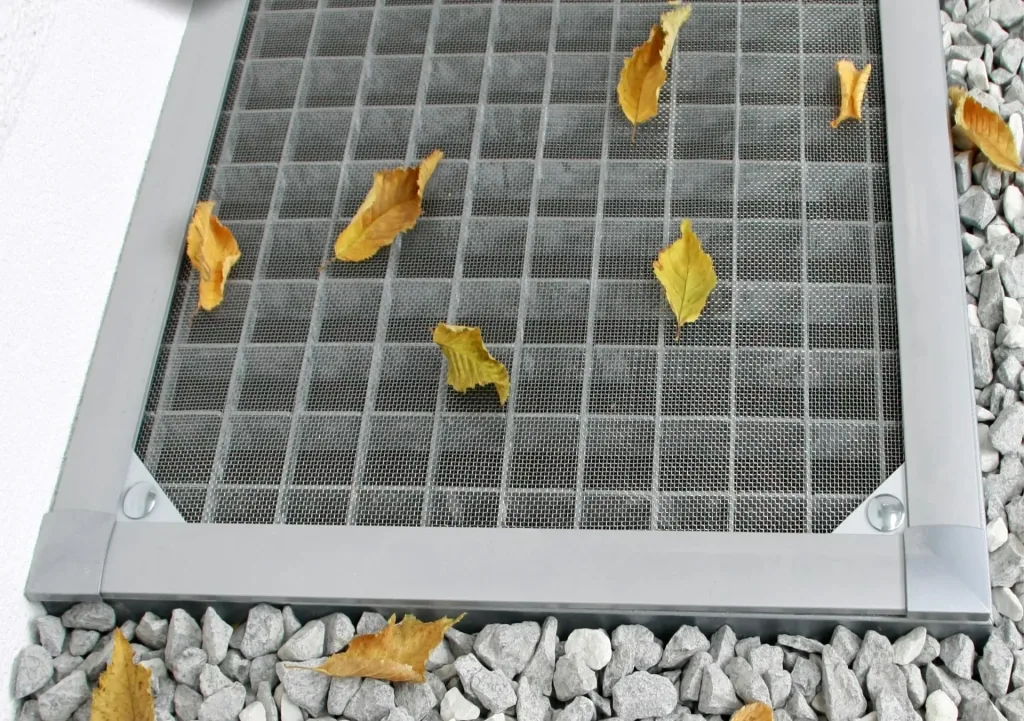 Lichtschachtabdeckung Light 60 x 115 cm, mit Alu-Gewebe
