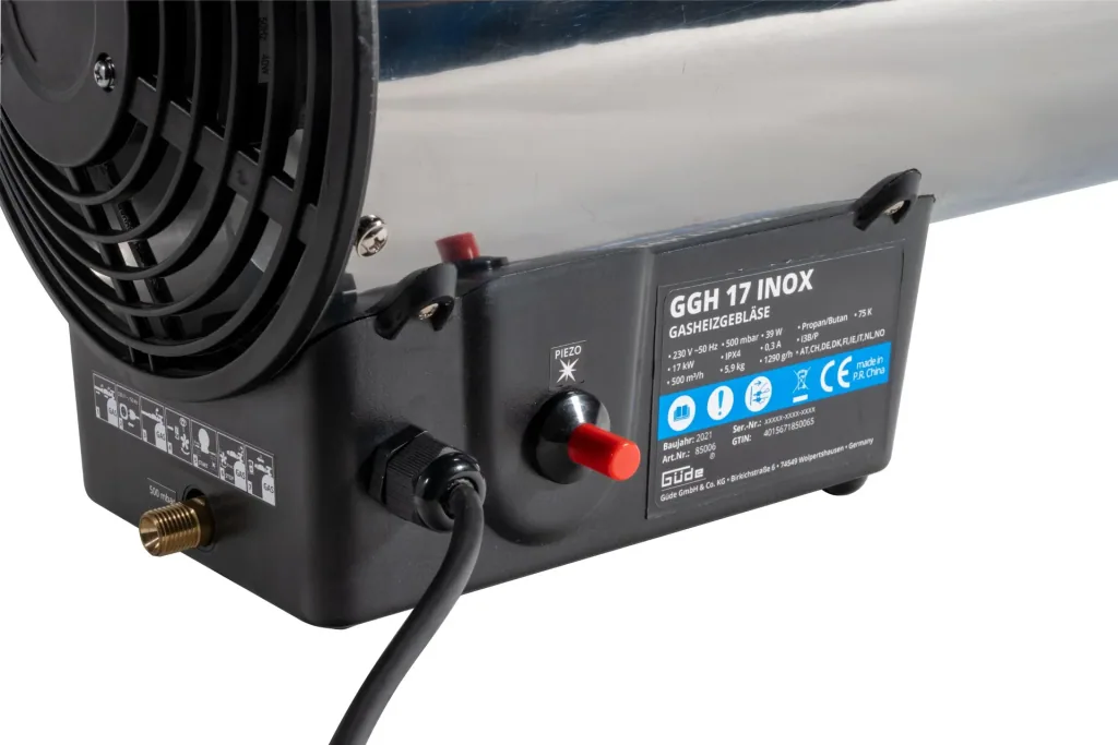 Gasheizgebläse GGH 17 INOX