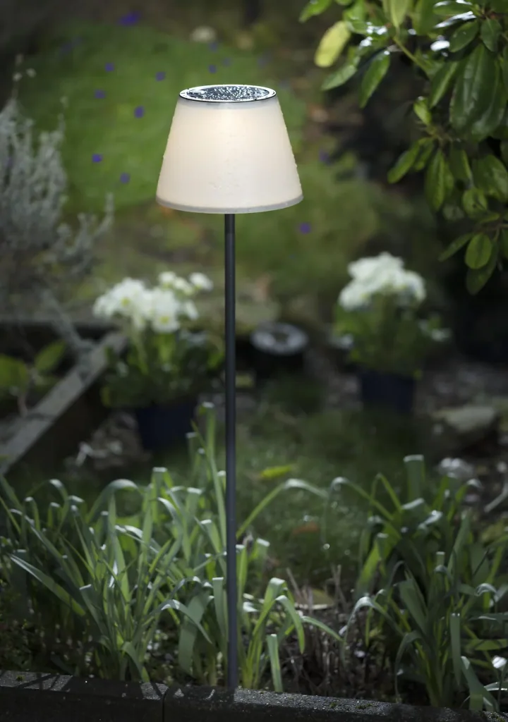Solar Gartenleuchte 2in1 in warmweiß und Farbwechsel